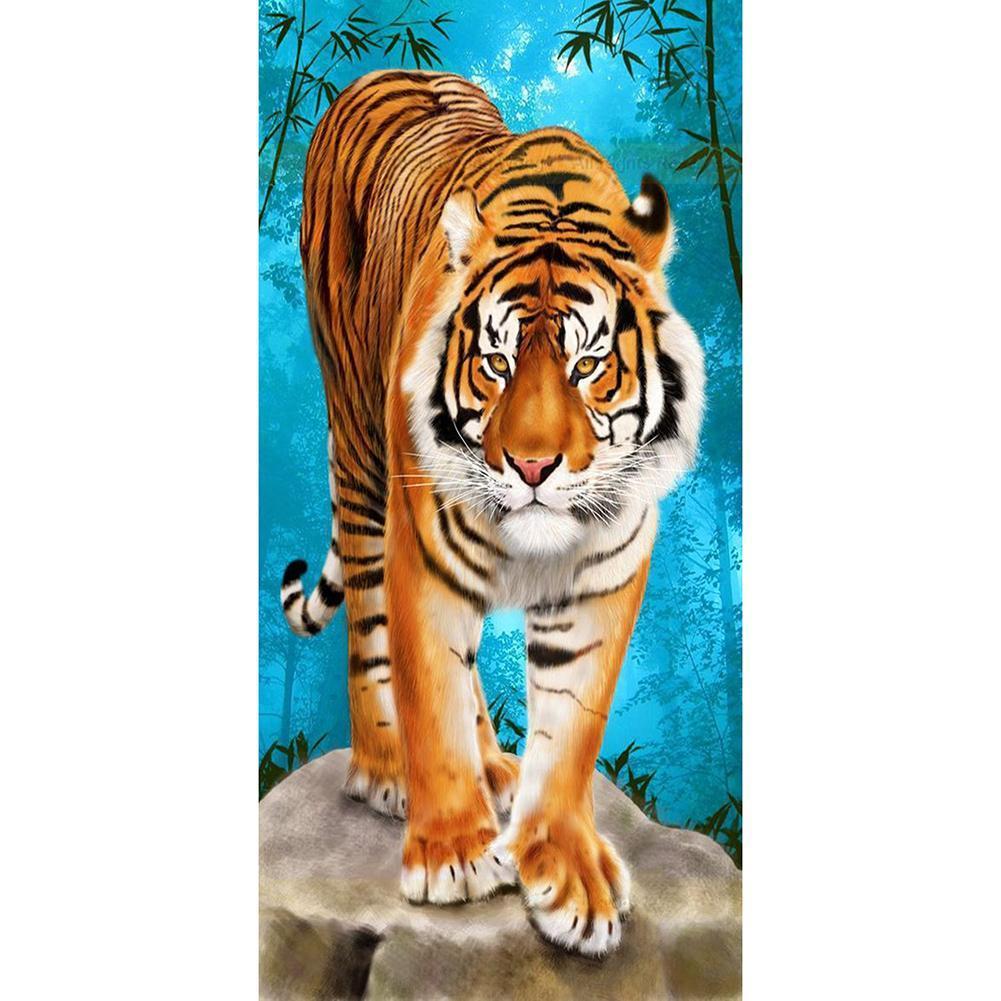 Tiger - Full Drill Diamond Painting - 45x85cm