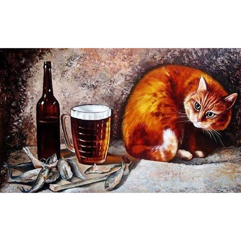 Cat - Full Drill Diamond Painting