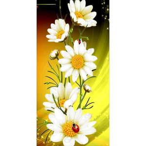 Flower for Xmas - Full Drill Diamond Painting - 45x85cm