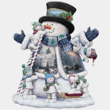 Load image into Gallery viewer, Snowman - Full Drill Diamond Painting - 40x40cm
