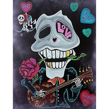 Load image into Gallery viewer, Skull - Full Drill Diamond Painting
