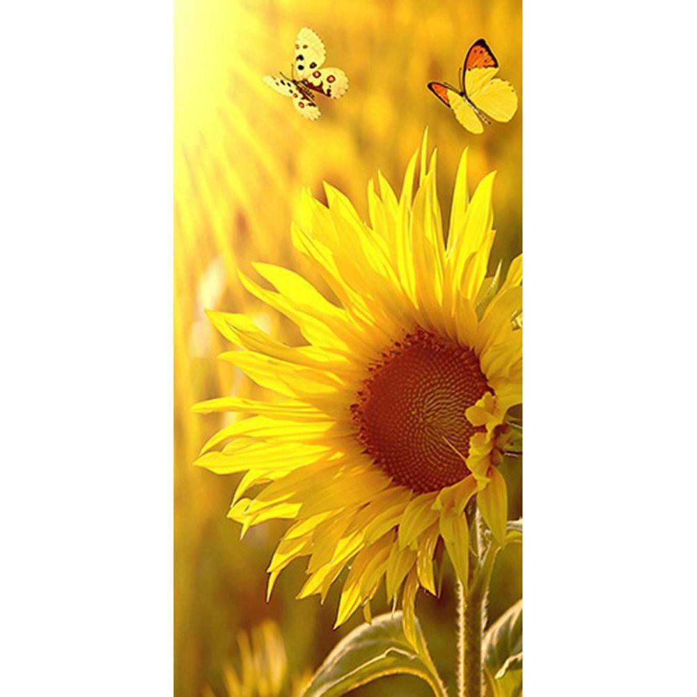Sunflower - Full Drill Diamond Painting - 45x85cm
