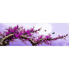 Load image into Gallery viewer, Purple Tree - Full Drill Diamond Painting - 80x30cm
