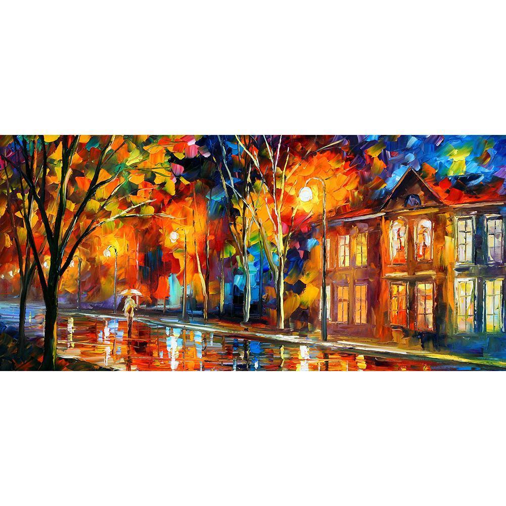 Oil Picture - Full Drill Diamond Painting - 80x40cm