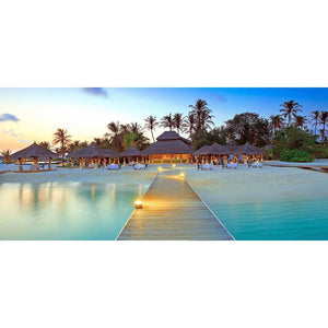 Beach Villa - Full Drill Diamond Painting - 80x40cm