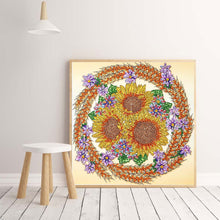 Load image into Gallery viewer, Sunflower-Special Shaped Crystal Diamond Painting-30*30cm
