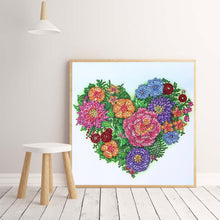 Load image into Gallery viewer, Love Flower-Special Shaped Crystal Diamond Painting-30*30cm
