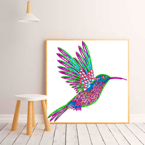 Hummingbird-Special Shaped Crystal Diamond Painting-30*30cm