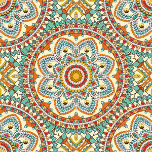 Mandala-Partial Special Luminous Diamond Painting-30x30cm