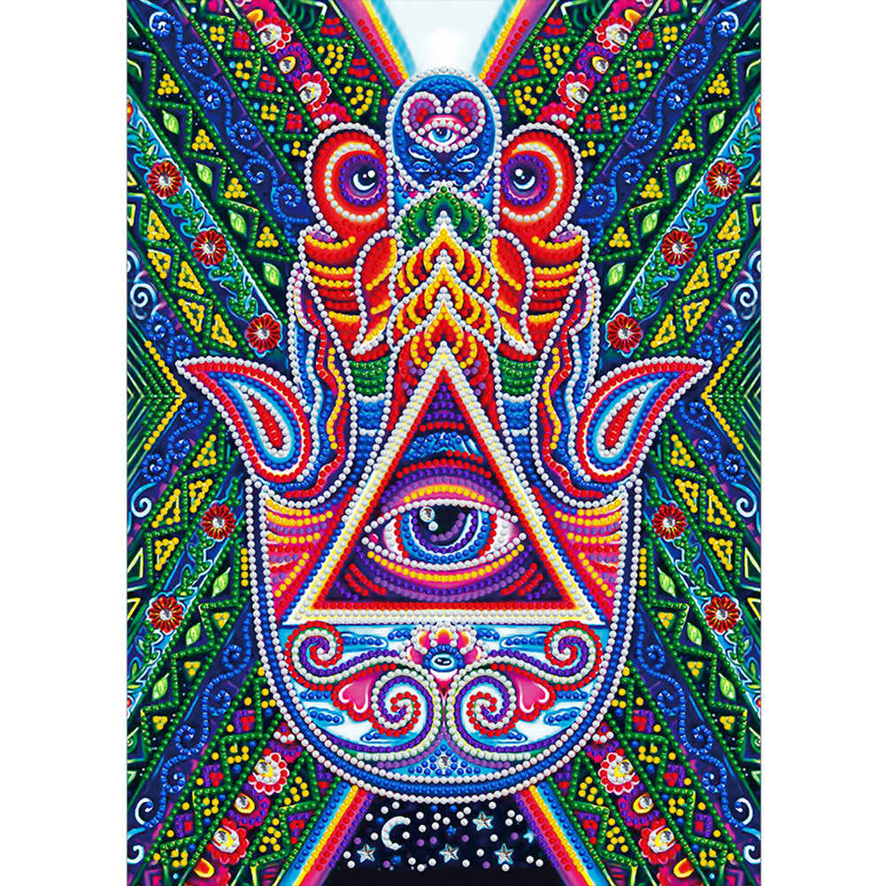 Eye-Partial Special Luminous Diamond Painting-30x40cm