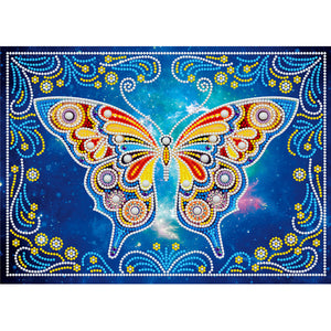 Butterfly-Partial Special Luminous Diamond Painting-40x30cm