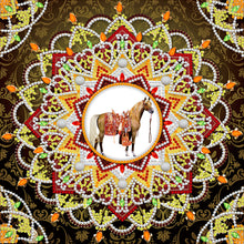 Load image into Gallery viewer, Horse-Partial Special Luminous Diamond Painting-30x30cm
