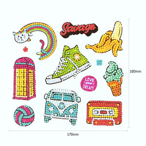 10pcs-Food-Diamond Painting Free Stickers