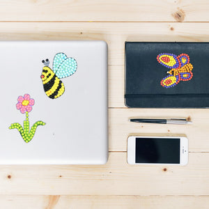 9pcs-Animal-Diamond Painting Free Stickers