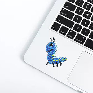 9pcs-Animal-Diamond Painting Free Stickers