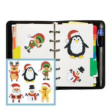 Load image into Gallery viewer, 6pcs-Christmas-Diamond Painting Free Stickers
