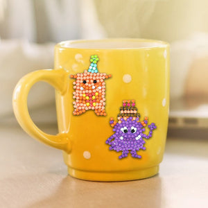 6pcs-Animal-Diamond Painting Free Stickers