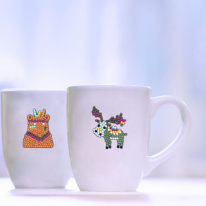 9pcs-Animal-Diamond Painting Free Stickers
