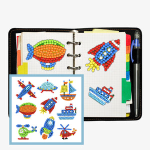 9pcs-Land And Sea-Diamond Painting Free Stickers