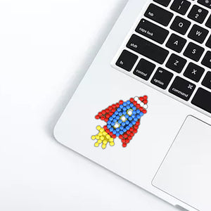 9pcs-Land And Sea-Diamond Painting Free Stickers