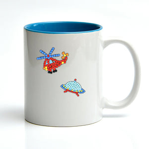 9pcs-Land And Sea-Diamond Painting Free Stickers