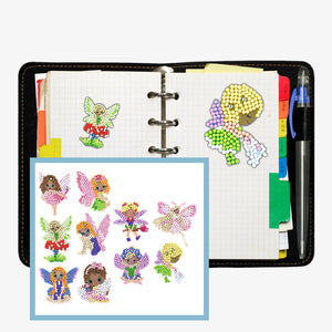 10pcs-Princess-Diamond Painting Free Stickers