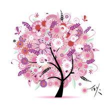 Load image into Gallery viewer, Autumn Of Four Seasons Fortune Tree-11CT Stamped 3 Strands Cross Stitch-46x46cm
