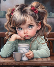 Load image into Gallery viewer, Sweet Girl-Full Round/Square Diamond Painting-30x40cm/40x50cm/50x70cm
