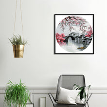 Load image into Gallery viewer, Jiangnan Water Town-11CT Stamped 3 Strands Cross Stitch-50x50cm
