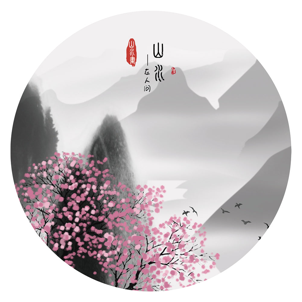 Zen-11CT Stamped 3 Strands Cross Stitch-50x50cm