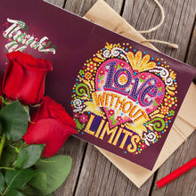 Load image into Gallery viewer, 4pcs/Set-Holiday-Diamond Greeting Cards
