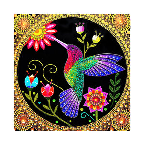 Hummingbird-Special Shaped Crystal Diamond Painting-30*30cm