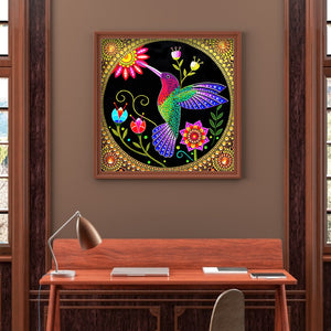 Hummingbird-Special Shaped Crystal Diamond Painting-30*30cm