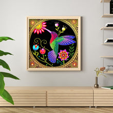Load image into Gallery viewer, Hummingbird-Special Shaped Crystal Diamond Painting-30*30cm
