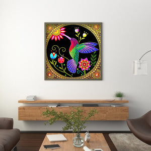 Hummingbird-Special Shaped Crystal Diamond Painting-30*30cm