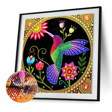 Load image into Gallery viewer, Hummingbird-Special Shaped Crystal Diamond Painting-30*30cm
