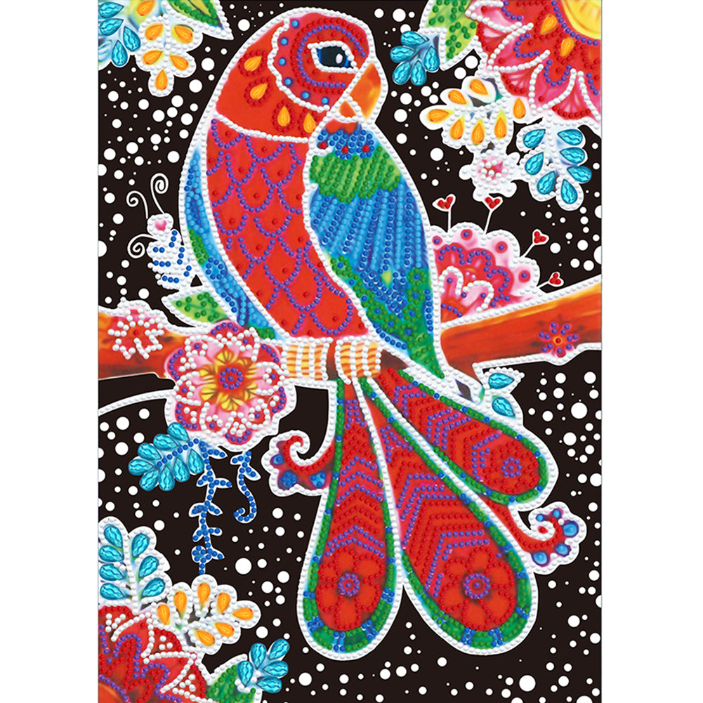 Animal-Partial Special Luminous Diamond Painting-30x40cm