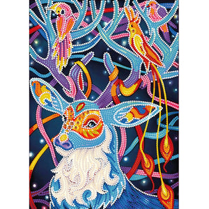 Animal-Partial Special Luminous Diamond Painting-30x40cm