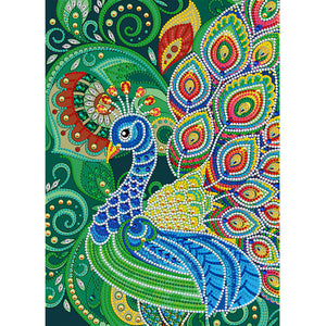 Animal-Partial Special Luminous Diamond Painting-30x40cm