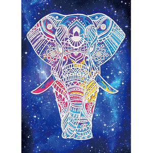 Animal-Partial Special Luminous Diamond Painting-30x40cm