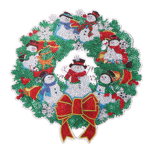 Christmas-Single Side Drill-Diamond Wreath