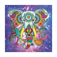 Load image into Gallery viewer, Elephant-Partial Special Luminous Diamond Painting-30x30cm
