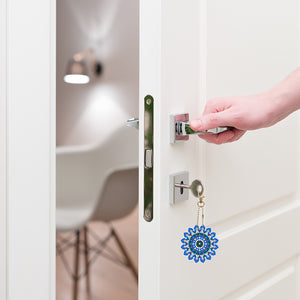 5pcs Mandala Single Sided Keychain