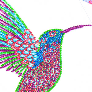 Hummingbird-Special Shaped Crystal Diamond Painting-30*30cm