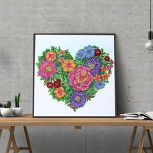 Load image into Gallery viewer, Love Flower-Special Shaped Crystal Diamond Painting-30*30cm
