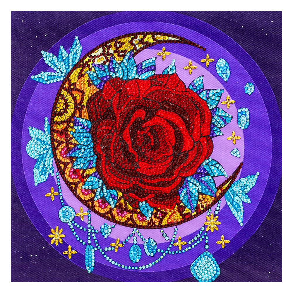 Rose-Special Shaped Crystal Diamond Painting-30*30cm