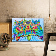 Load image into Gallery viewer, Owl-Special Shaped Crystal Diamond Painting-40*30cm
