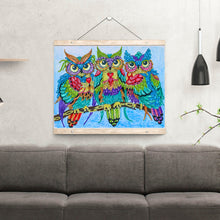 Load image into Gallery viewer, Owl-Special Shaped Crystal Diamond Painting-40*30cm
