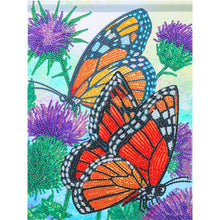 Load image into Gallery viewer, Butterfly-Special Shaped Crystal Diamond Painting-30*40cm
