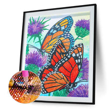 Load image into Gallery viewer, Butterfly-Special Shaped Crystal Diamond Painting-30*40cm
